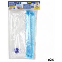 Quttin - Bolsa reutilizable para alimentos válvula de vacío 6 piezas 21 x 22 cm (24 unidades)