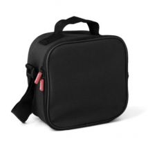 Ta-tay - tatay 1167500 Urban Food Casual - Bolsa térmica porta alimentos con 4 tapers herméticos incluidos, 3 litros de capacidad, Negro, 22.5 x 10 x