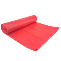 Meva - Bolsas de basura de 50 micras de espesor Rollo duradero de 25 piezas - rojo 70L