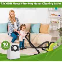 Aamunpa - Bolsas de filtro para aspiradora Kärcher 2.863-006.0 kfi 487 (paquete de 10)