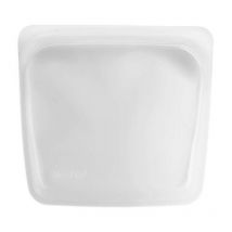 Bolsa de silicona platino Blanca Stasher