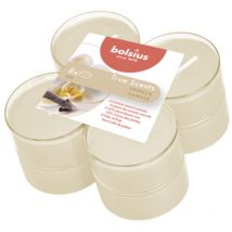 Bolsius - True Scents Maxi Lights Vanille 8 Pièces