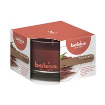 Bolsius - Bougie Parfumée En Verre Vieux Bois 63x90 True Scents