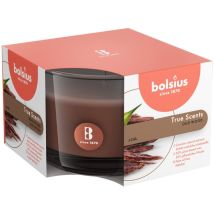 Candela Bicchiere Legni Orientali Mm 90 h 63 Bolsius