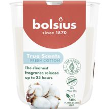 Bolsius Duftkerze Im Glas True Scents Ø 7,3 X 8 Cm Fresh Cotton Duftkerze