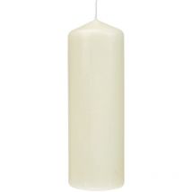 Bolsius - Ivory - Candele Pillar da 200 x 70 mm, 78 ore di burn time (scatola di 8)