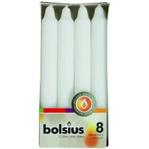 Spitzkerzen silber, Höhe 24,5 cm, ø 2,4 cm Kerze Stabkerze - Bolsius