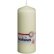 Bolsius - Stumpenkerze elfenbein, Höhe 15 cm, ø 5,8 cm Kerze Dekokerzen