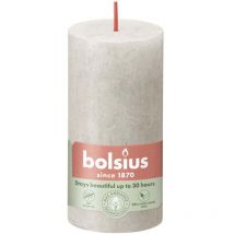 Bolsius - Rustik Stumpenkerze sandgrau, Höhe 10 cm, ø 5 cm Stumpen- und Kugelkerzen
