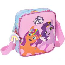 My Little Pony - Bolso bandolera wild & free azul rosa 16 x 18 x 4 cm