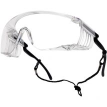 Bollé Safety - Bolle Squale, Safety Glasses, Clear Lens, Black/Clear Frame