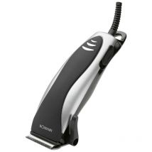Hsm 8006 cb Tondeuse à Cheveux et à barbe avec 4 Longueurs de Coupe, Tête en Acier Inox. 10W Noir/Gris - Bomann