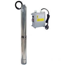 Bomba Sumergible para Pozos 4S + ControlBox Monofásica- bcn Potencia cv: 2 cv