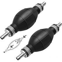 Dpzo - Bomba de cebado de 8 mm para combustible de coche, barco, 2 unidades, para transferir gas, diésel, agua, líquido, jardín, automotriz