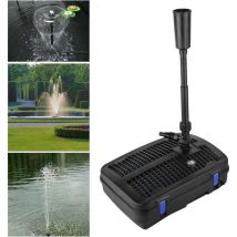 Bomba de estanque 4 en 1 con filtro, filtro uv de 11 w, 2500 l/h, cable de alimentación de 10 m para fuente y jardín