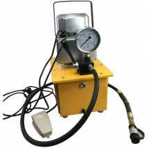 Bomba hidráulica eléctrica con manguera de aceite, 220 v, 750 w, accionamiento eléctrico, bomba hidráulica, motor hidráulico (válvula manual controla
