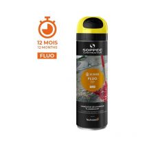 Traceur de chantier FLUO TP Rouge (500 ml) - 141517 - Soppec
