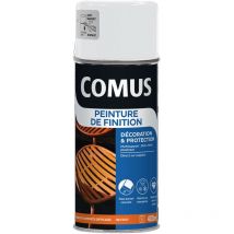 Aérosol 400ml Peinture de finition satin blanc Comus