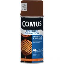 Aérosol 400ml Peinture de finition brillant brun sécurité Comus