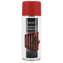 Bombe de peinture aérosol AMT Peinture radiateur Rouge Mat (BPR04) 0,330 l