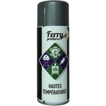 Bombe de peinture Gris Argent Haute température