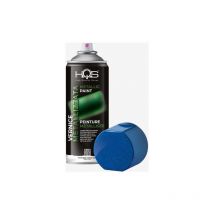 Bombe de peinture bleu métallise