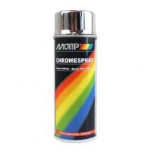 Peinture aérosol effet Chrome décorative 400ml motip