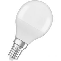 Bellalux - Bombilla led esmerilada de esfera E14, 4,9 w, blanco cálido.