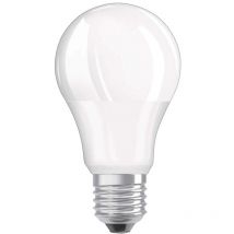 Bombilla LED estándar esmerilada E27, 8,5 W, blanco frío.