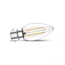 Bombilla de luz led B22 4W 4000K Flame Filament - Blanco Natural - Económico y Elegante