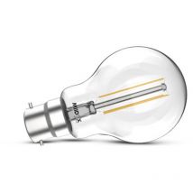 Miidex Lighting - Lámpara led B22 Bulb 8W Filament - Blanco natural 4000K - 1100lm - Estilo Vintage transparente