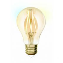 Bombilla inteligente led std filamento ámbar E27 806Lm 60W dimerización blanco, Idual Centrale Brico