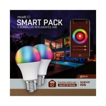 Muvit - Iluminación Smart Home Bombilla inteligente led Wi-Fi 8.5W E27 A6
