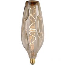 Calex - Bombilla led E27 regulable G110 marrón 4W 80lm 1800K