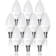 Led Atomant Sl - Bombilla led Vela C37 E14 6W 610LM Blanco Neutro 4500K - Pack 10 Ud.