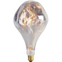 Calex - Bombilla led regulable E27 A165 plateada 6W 160lm 1800K