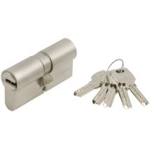 MCM - Cilindro Seguridad r. As6 Niquel 30X50 Europeo