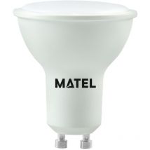 Bombilla led Dicróica 120o GU10 7W Cálida Matel