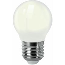Matel - Bombilla Led Filamento Esférica Opalina E27 4w Cálida