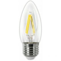 Bombilla led Filamento Vela Clara E27 4W Cálida Matel