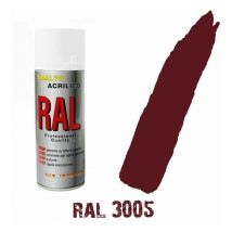 Bomboletta spray ral 3005 rosso vino acrilico vernice brillante lucido graffiti