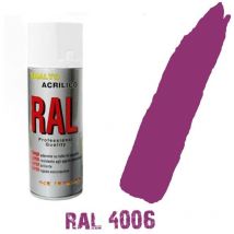 Bomboletta spray ral porpora viola 4006 acrilico vernice brillante lucido
