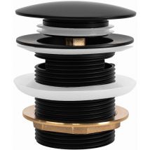 Bonde de baignoire REA black 6CM