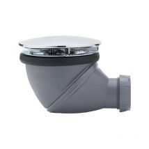 Bonde de Douche nf Ø90 Orientable : Horizontale/Verticale james - Dôme abs Chromé Wirquin Pro