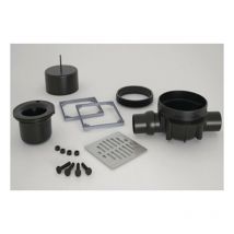 Basic Segment - Bonde de douche pour receveur à carreler Polypann'eau sortie Horizontale BR416725