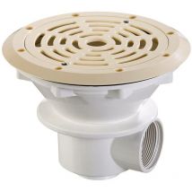 Bonde de fond ø 210 mm avec grille abs Parker - Beige