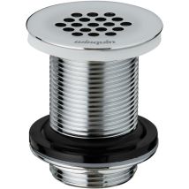 Wirquin - Bonde de lavabo design en laiton 19 trous hauteur 75 mm 30723421, gris