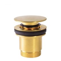 Tres - Bonde De Vidage Clic-clac Simple-rapid Pour Lavabo Or Mat 24k 24284010om