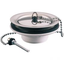 Bonde d'évier en inox boutte ø60mm x ø85mm