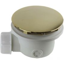 Bonde d'évacuation Receveur de douche standard Ø90 mm couvercle OR Vicario 836-ORO Or
